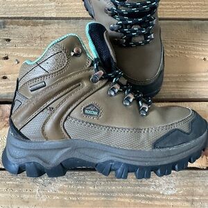 Pacific Trail Brown and Black Kids Hiking Boots
